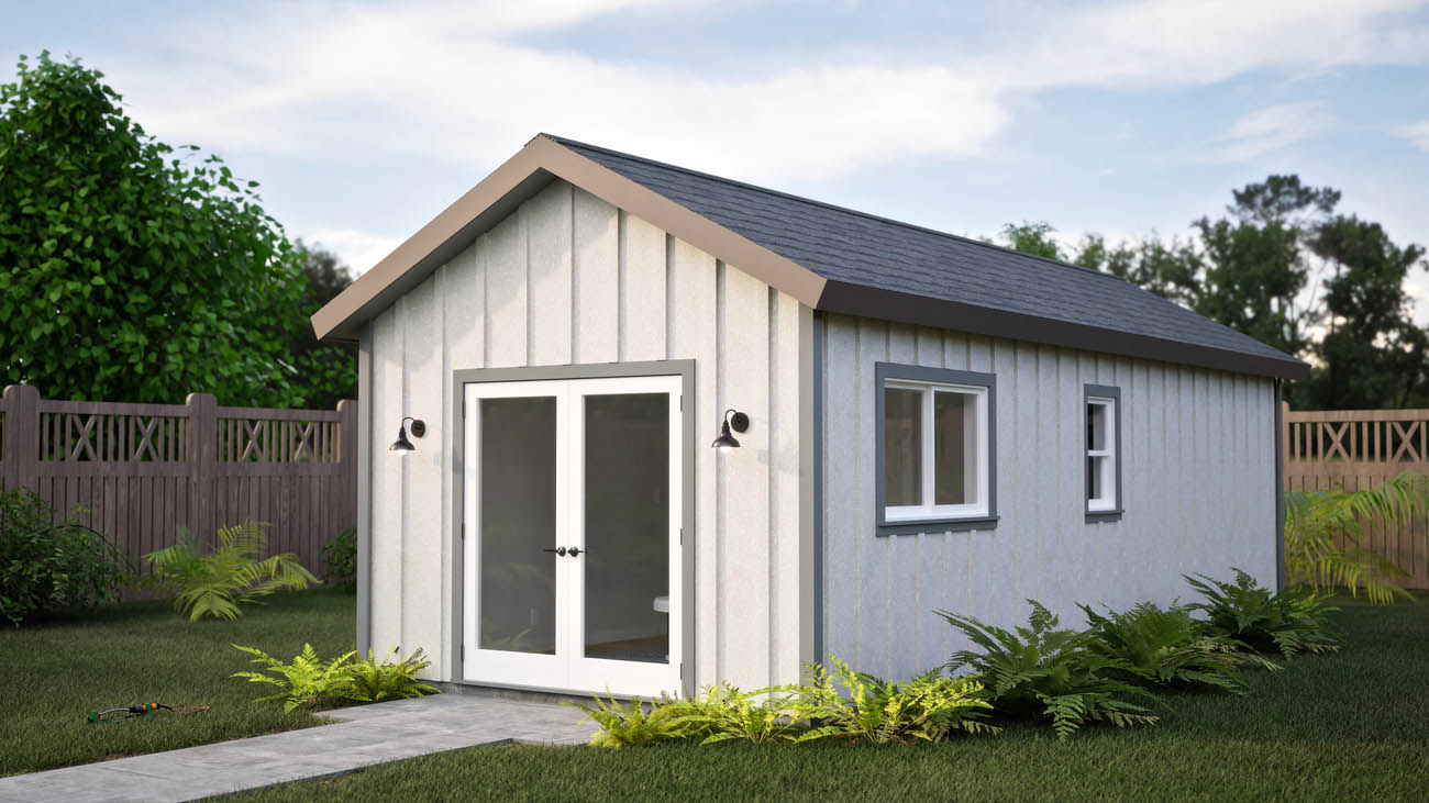 Anchored Tiny Homes of King of Prussia and Quakertown B-360 1 bedroom ADU model. 