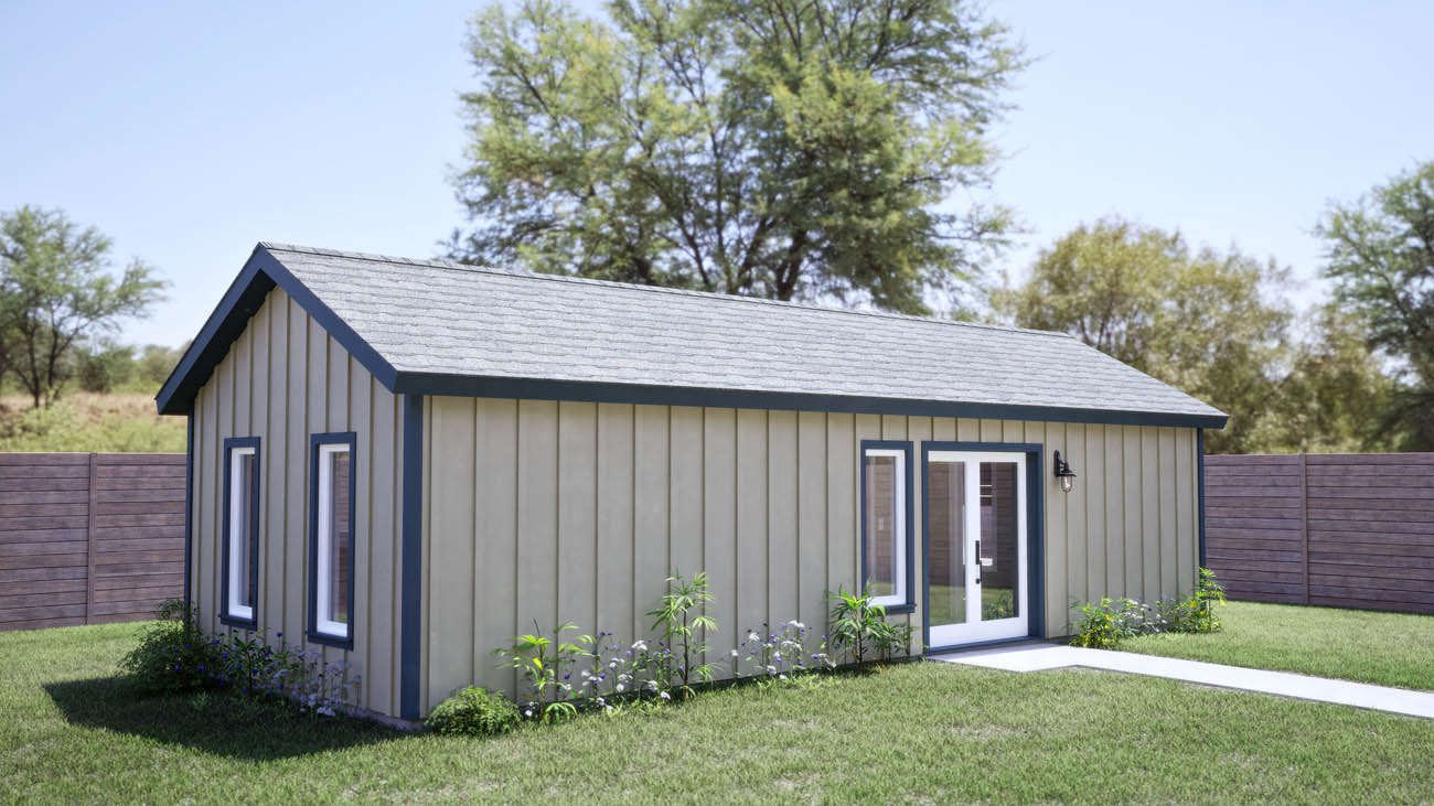 Anchored Tiny Homes of King of Prussia and Quakertown B-504 1 bedroom ADU model.