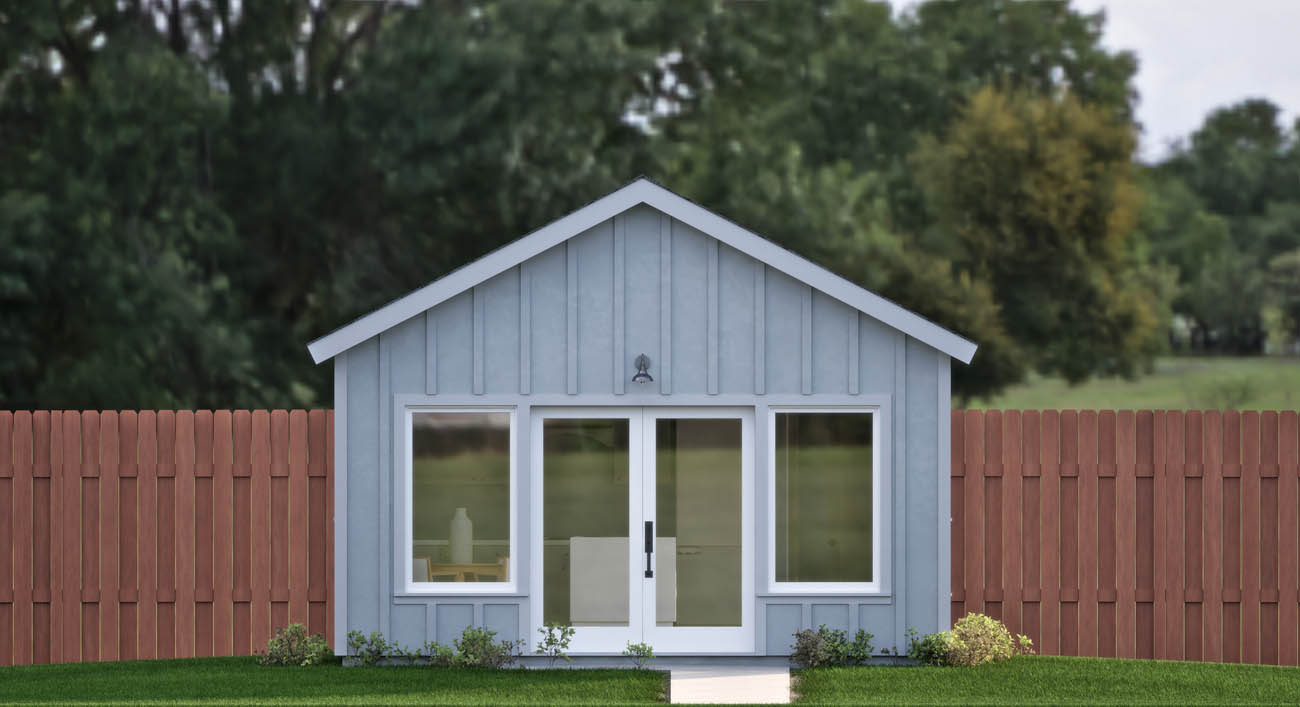 Anchored Tiny Homes of King of Prussia and Quakertown model B-576 3D exterior 2.