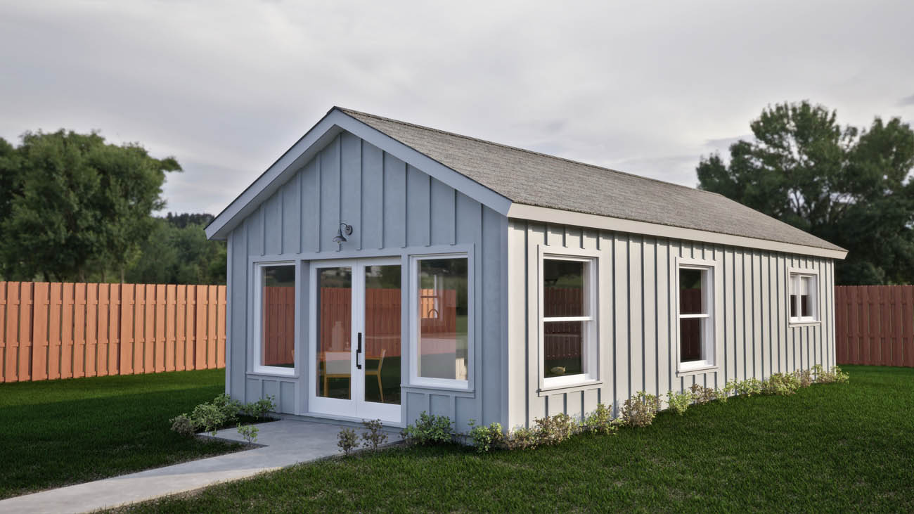 Anchored Tiny Homes of King of Prussia and Quakertown B-576 1 bedroom ADU model.