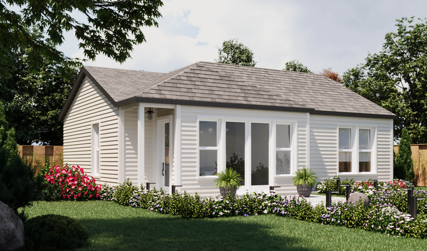 Anchored Tiny Homes St. Pete / Clearwater model C-1003 exterior 1.
