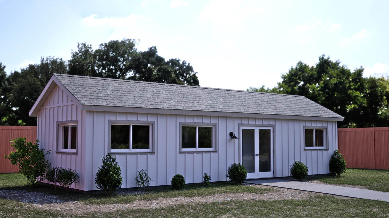 Anchored Tiny Homes of King of Prussia and Quakertown C-535 2 bedroom ADU model.